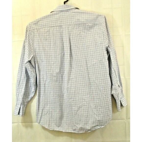 Vineyard Vines Whale Shirt Checkered Plaid Button Front Mens Size L - Picture 5 of 5